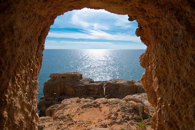 Cave Exploring Along The Algarve Coast 